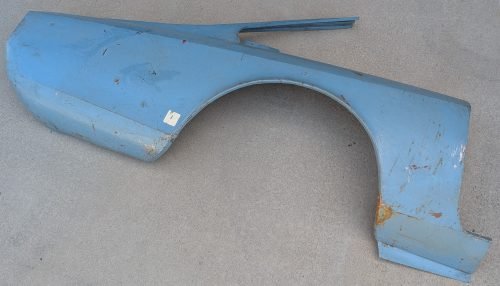365 GT rear right fender overall view