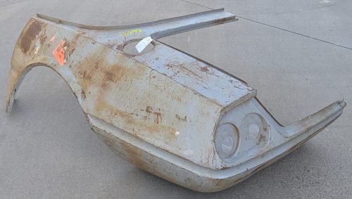 Daytona spider rear left quarter overall view